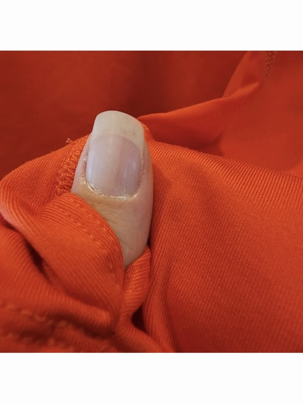Nike Orange Long-Sleeve Half-Zip Top